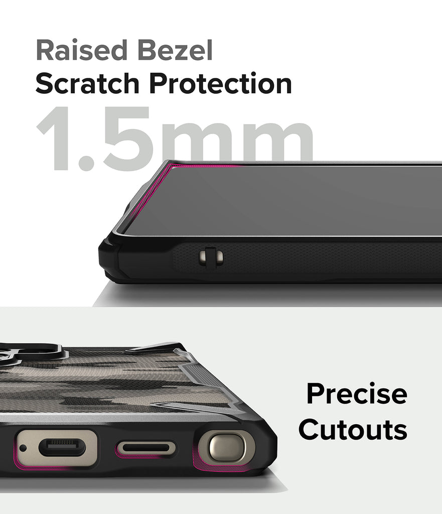Galaxy S24 Ultra Case | Fusion-X - Raised Bezel Scratch Protection. Precise Cutouts