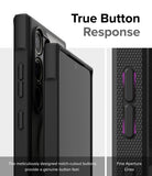 Galaxy S24 Ultra Case | Fusion Bold Magnetic Matte - True Button Response. The meticulously designed notch-cutout buttons provide a genuine button feel. Fine Aperture Lines.