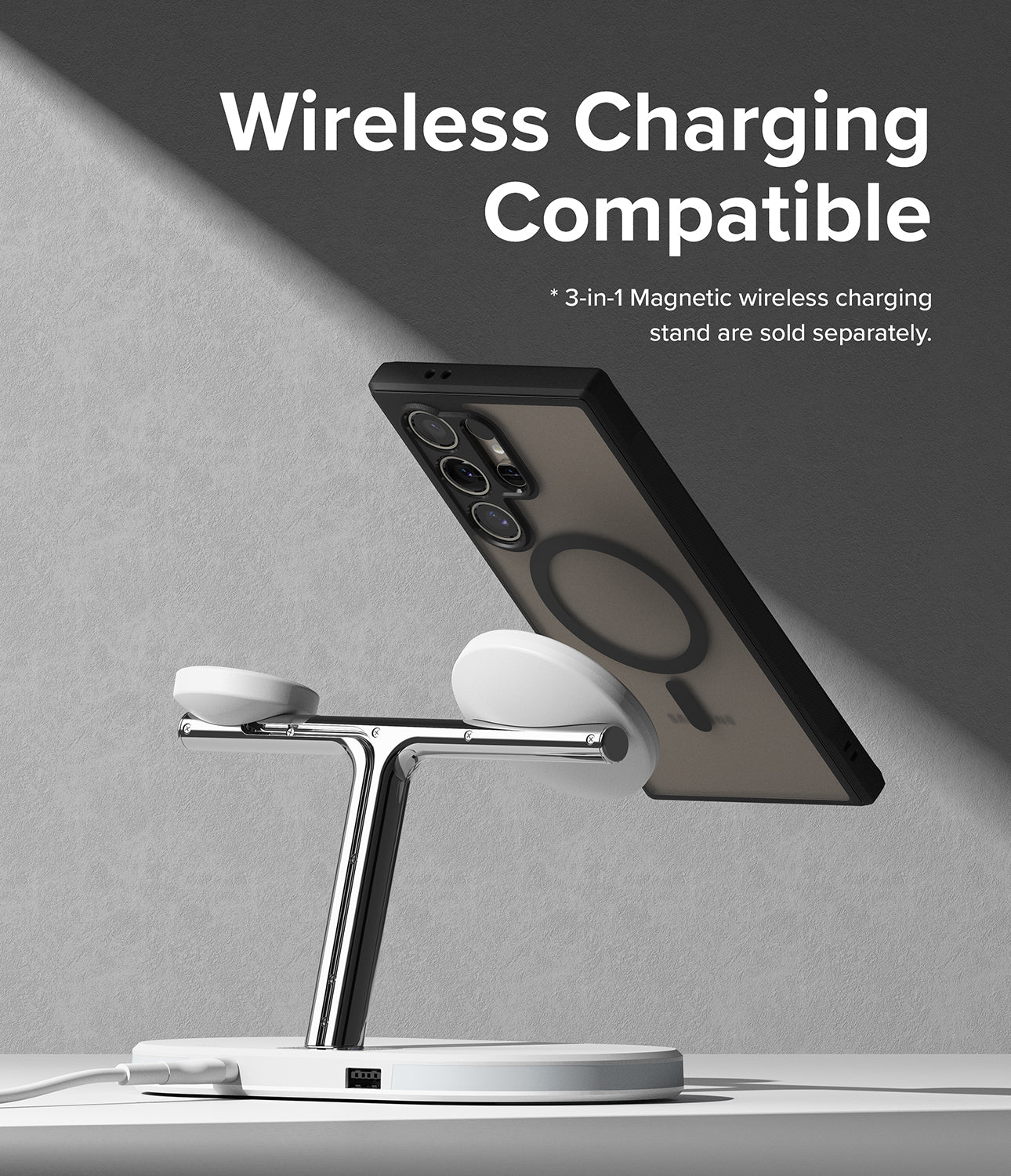 Galaxy S24 Ultra Case | Fusion Bold Magnetic Matte - Wireless Charging Compatible.