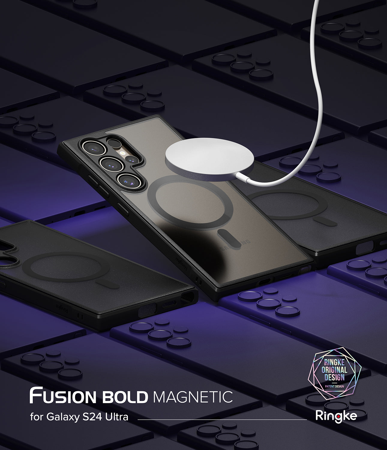 Premium Case Galaxy S24 Ultra - Ringke Fusion Bold Black — Dastore