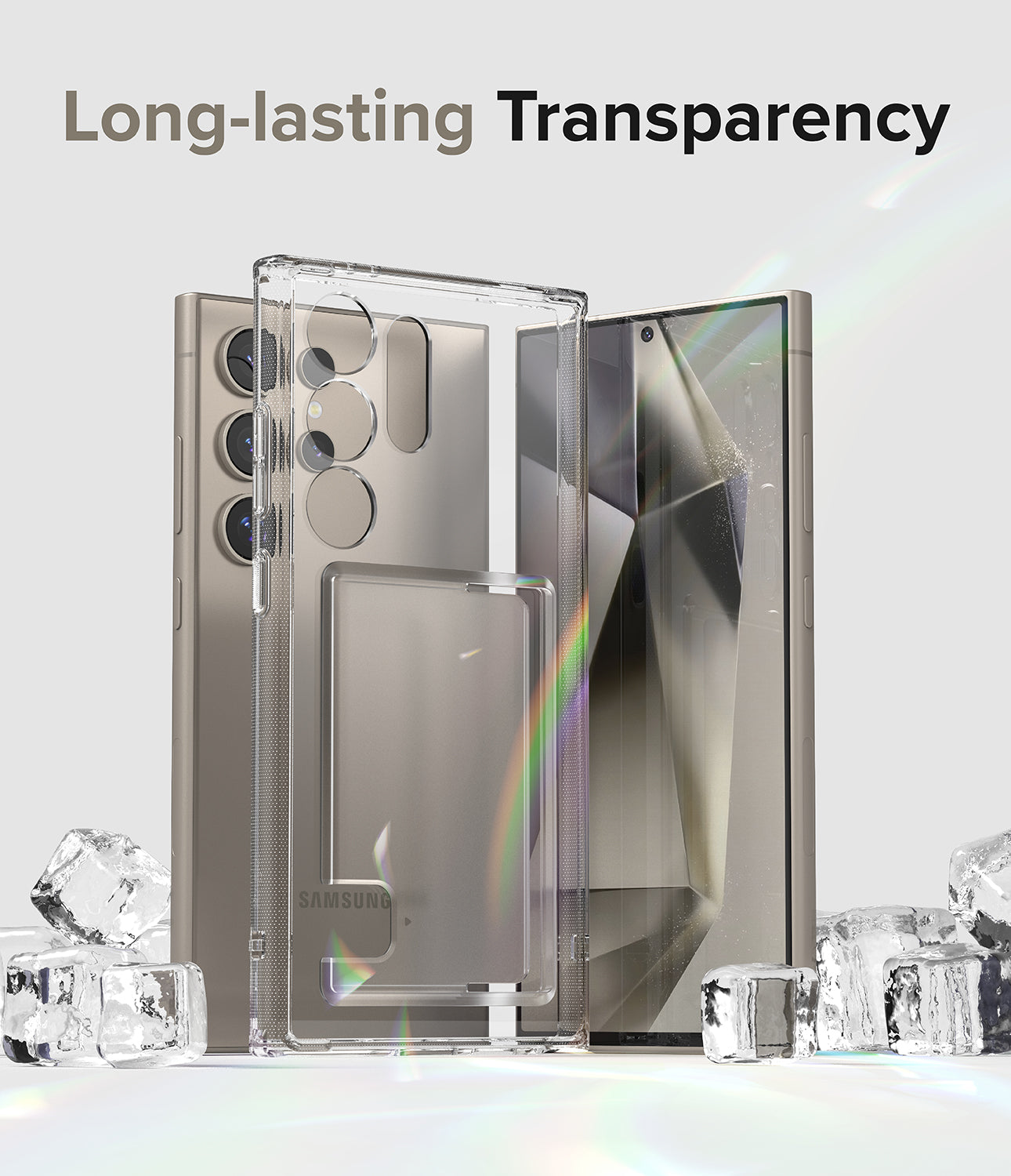 Galaxy S24 Ultra Case | Fusion Card - Long-Lasting Transparency