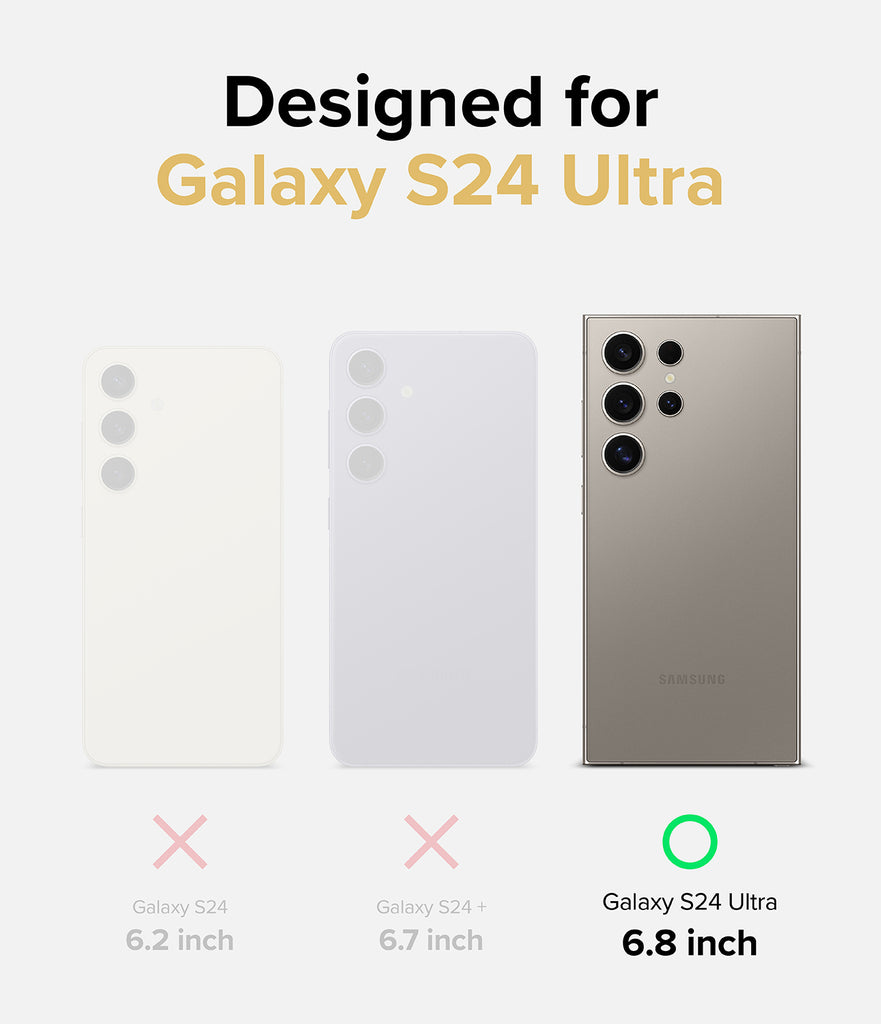 Galaxy S24 Ultra Case | Fusion Design - Designed for 6.8 inch Galaxy S24 Ultra