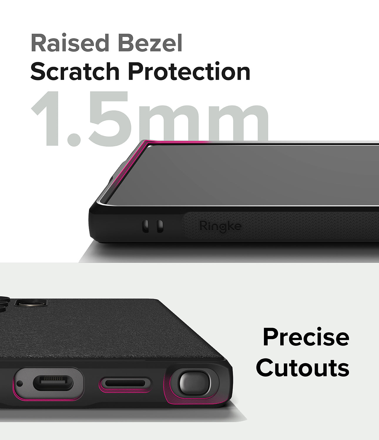 Galaxy S24 Ultra Case | Onyx - Raised Bezel Scratch Protection. Precise Cutouts