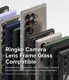 Galaxy S24 Ultra Case | Onyx - Dark Green - Ringke Camera Lens Frame Glass Compatible. Complete your protection with the Ringke Camera Lens Frame Glass' individual camera protectors. 