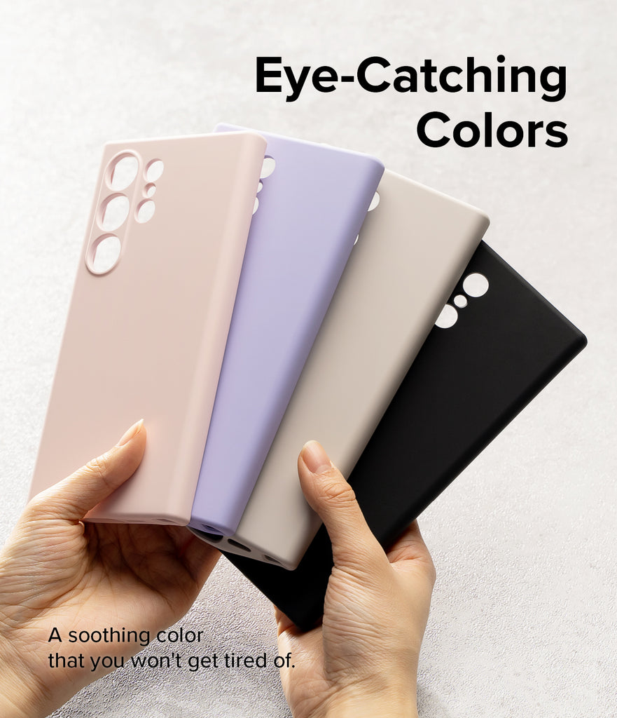 Galaxy S24 Ultra Case | Silicone Magnetic - Eye-Catching Colors. A soothing color that you won't get tired of.
