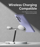 Galaxy S24 Ultra Case | Silicone Magnetic - Lavender - Wireless Charging Compatible.