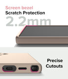 Galaxy S24 Ultra Case | Silicone Magnetic - Pink Sand - Screen Bezel Screen Protection. Precise Cutouts.