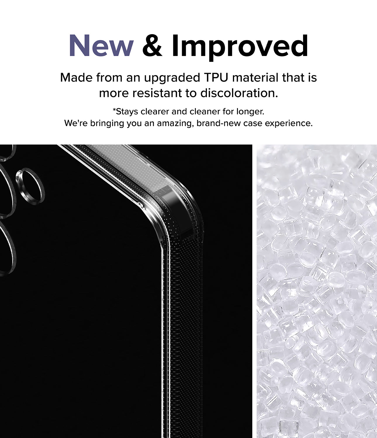Galaxy S24 Case | Fusion - New and Improved Made from an upgraded TPU material that is more resistant to discoloration.