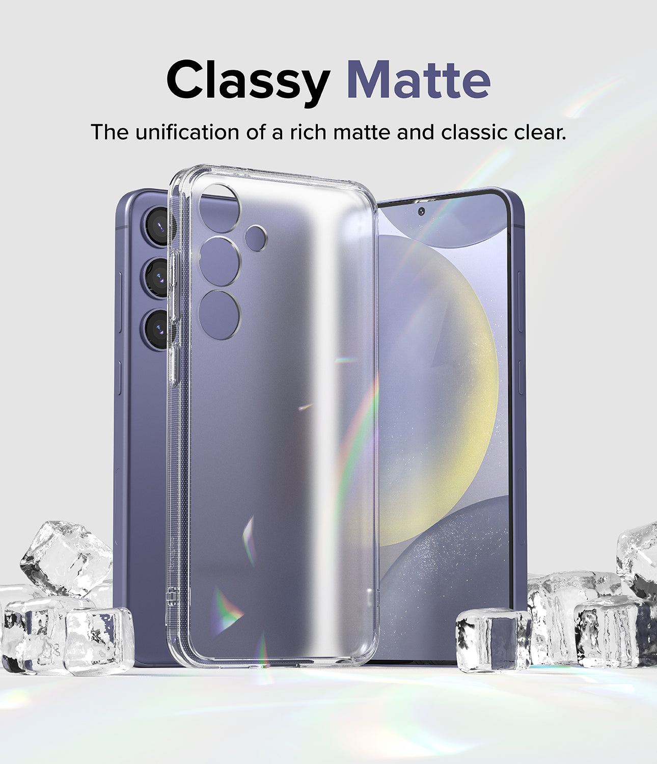 Galaxy S24 Case | Fusion Matte - Classy Matte. The unification of a rich matte and classic clear.