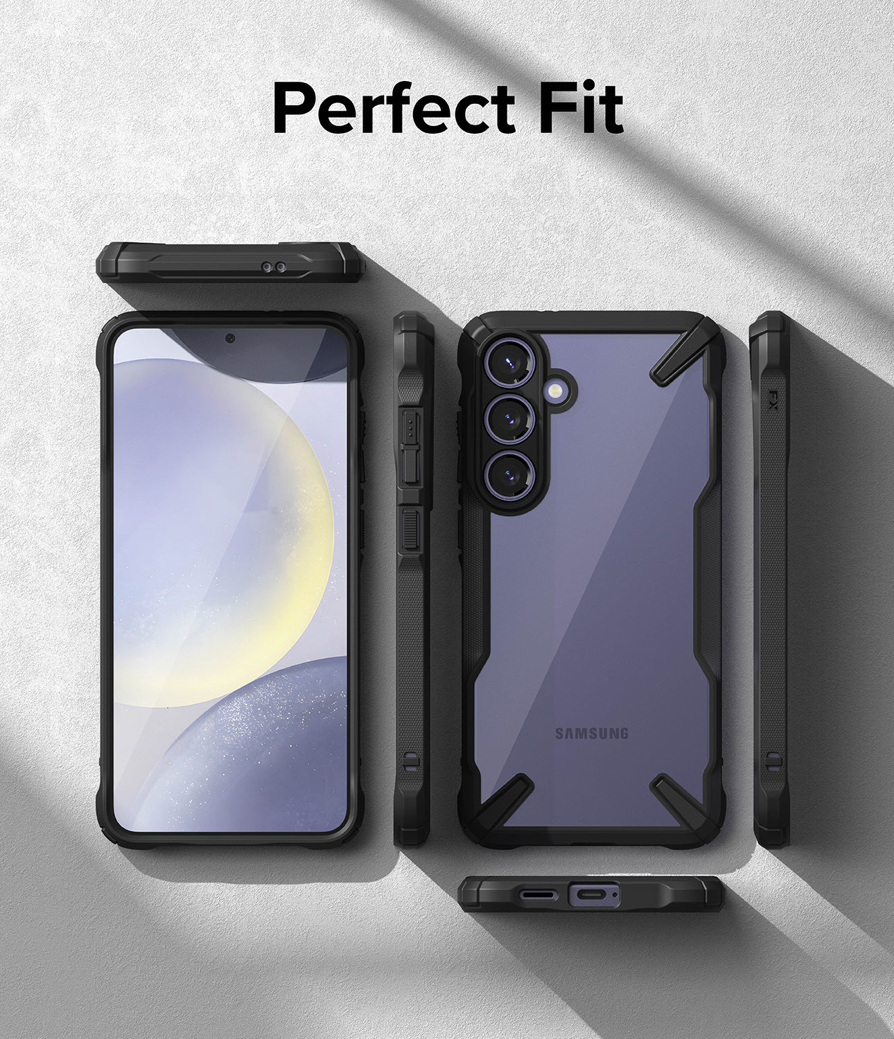 Galaxy S24 Case | Fusion-X - Black - Perfect Fit.