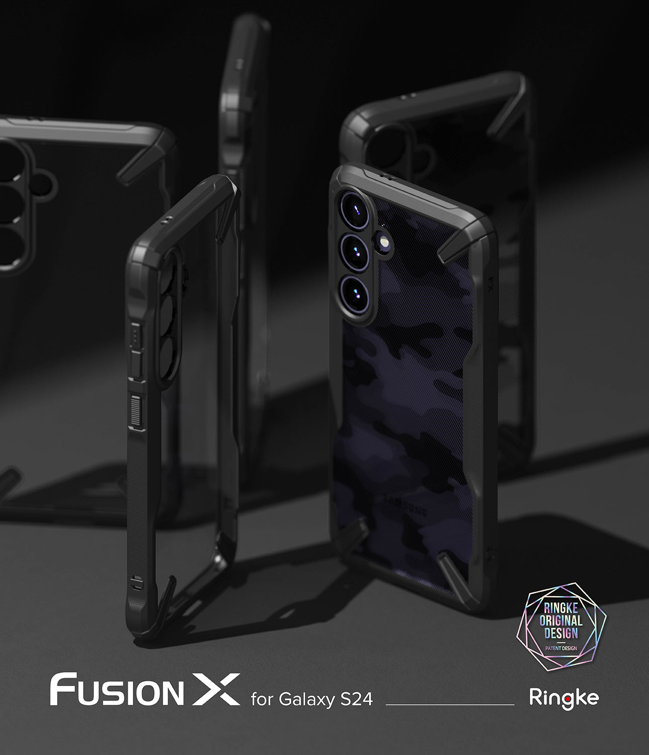 Galaxy S24 Case | Fusion-X - Black - By Ringke