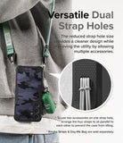 Galaxy S24 Case | Fusion-X - Versatile Dual Strap Holes. The reduced strap hole size provides a cleaner design while improving the utility by allowing multiple accessories. 