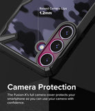 Galaxy S24 Case | Fusion-X - Camera Protection. The Fusion-X's full camera cover protects your smartphone so you can use your camera with confidence.