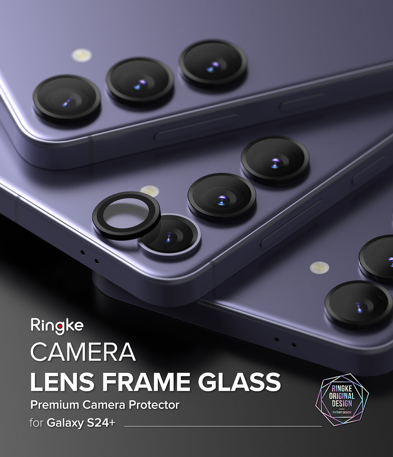 Galaxy S24 Plus Lens Protector | Camera Lens Frame Glass - By Ringke