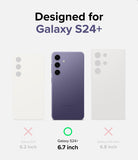 Galaxy S24 Plus Lens Protector | Camera Lens Frame Glass - Designed for 6.7 inch Galaxy S24 Plus.