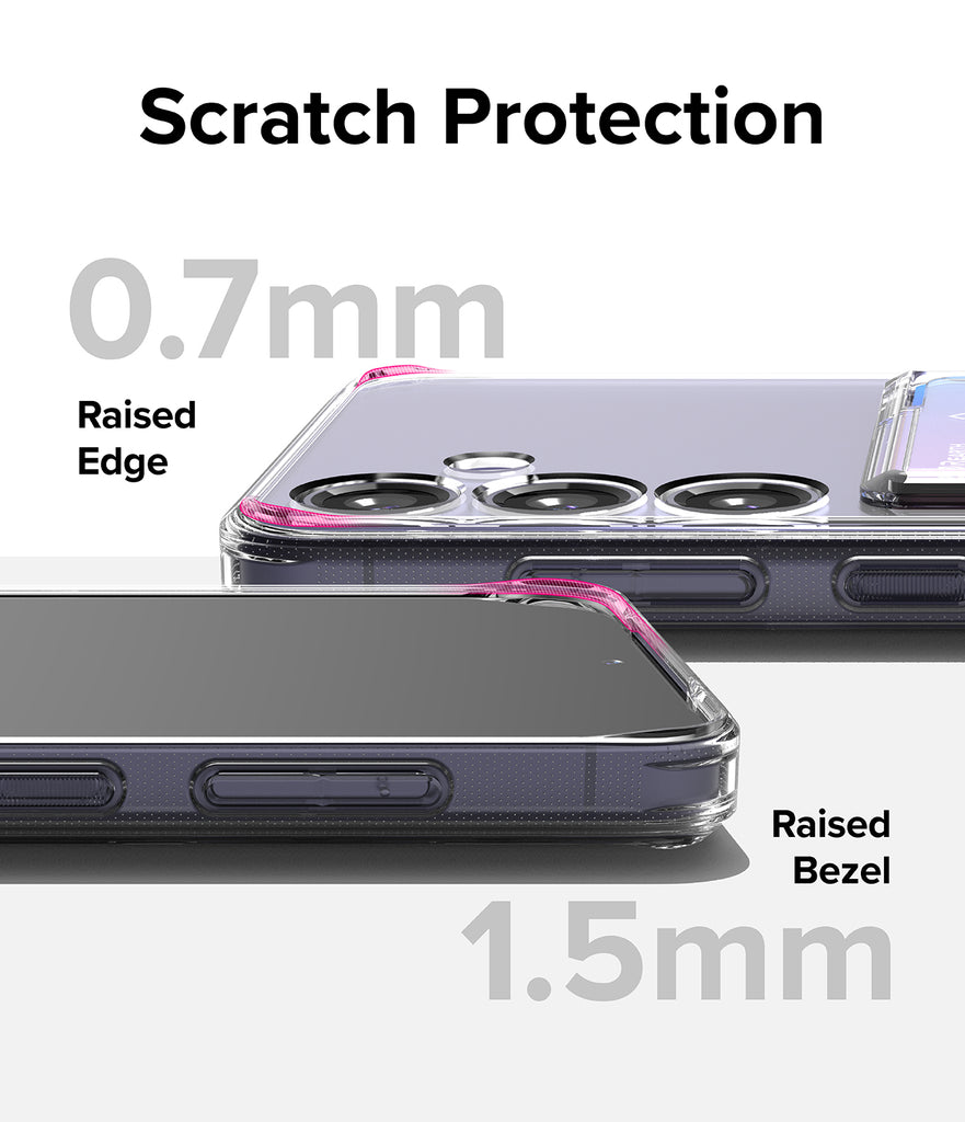 Galaxy S24 Case | Fusion Card - Scratch Protection with raised edge and raised bezel