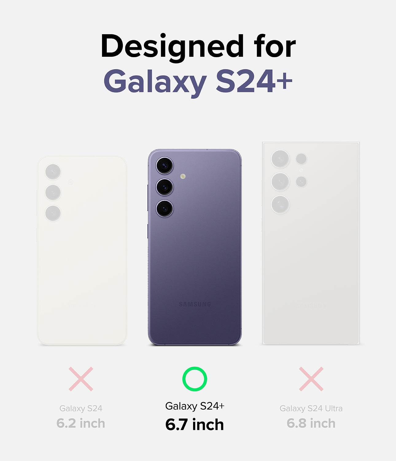 Galaxy S24 Plus Case | Fusion Card - Designed for 6.7 inch Galaxy S24 Plus