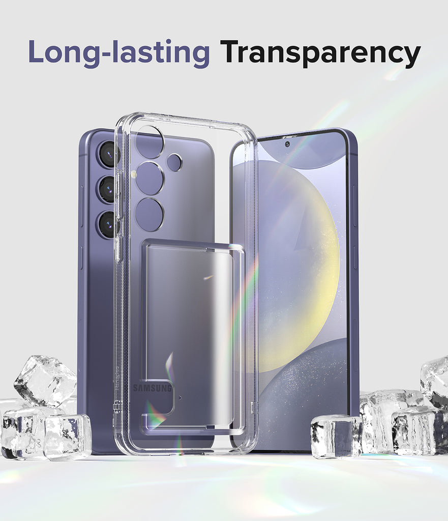 Galaxy S24 Plus Case | Fusion Card - Long-lasting Transparency