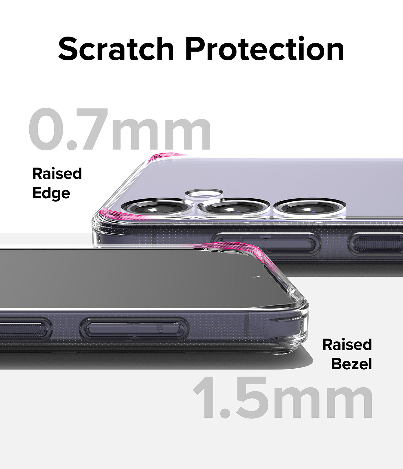 Galaxy S24 Plus Case | Fusion - Scratch Protection. Raised Edge and raised bezel.