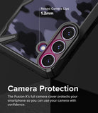 Galaxy S24 Plus Case | Fusion Magnetic - Camera Protection. The Fusion-X's full camera cover protects your smartphone so you can use your camera with confidence. 