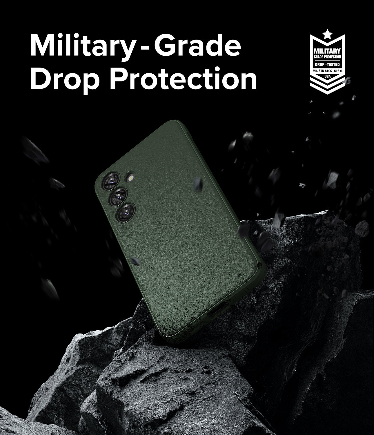 Galaxy S24 Case | Onyx - Dark Green - Military-Grade Drop Protection.