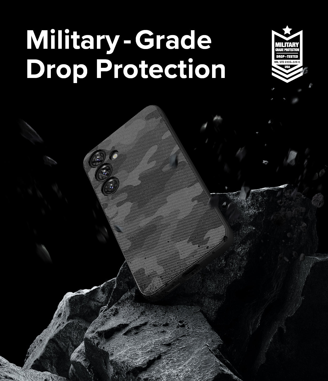 Galaxy S24 Plus Case | Onyx Design - Military-Grade Drop Protection