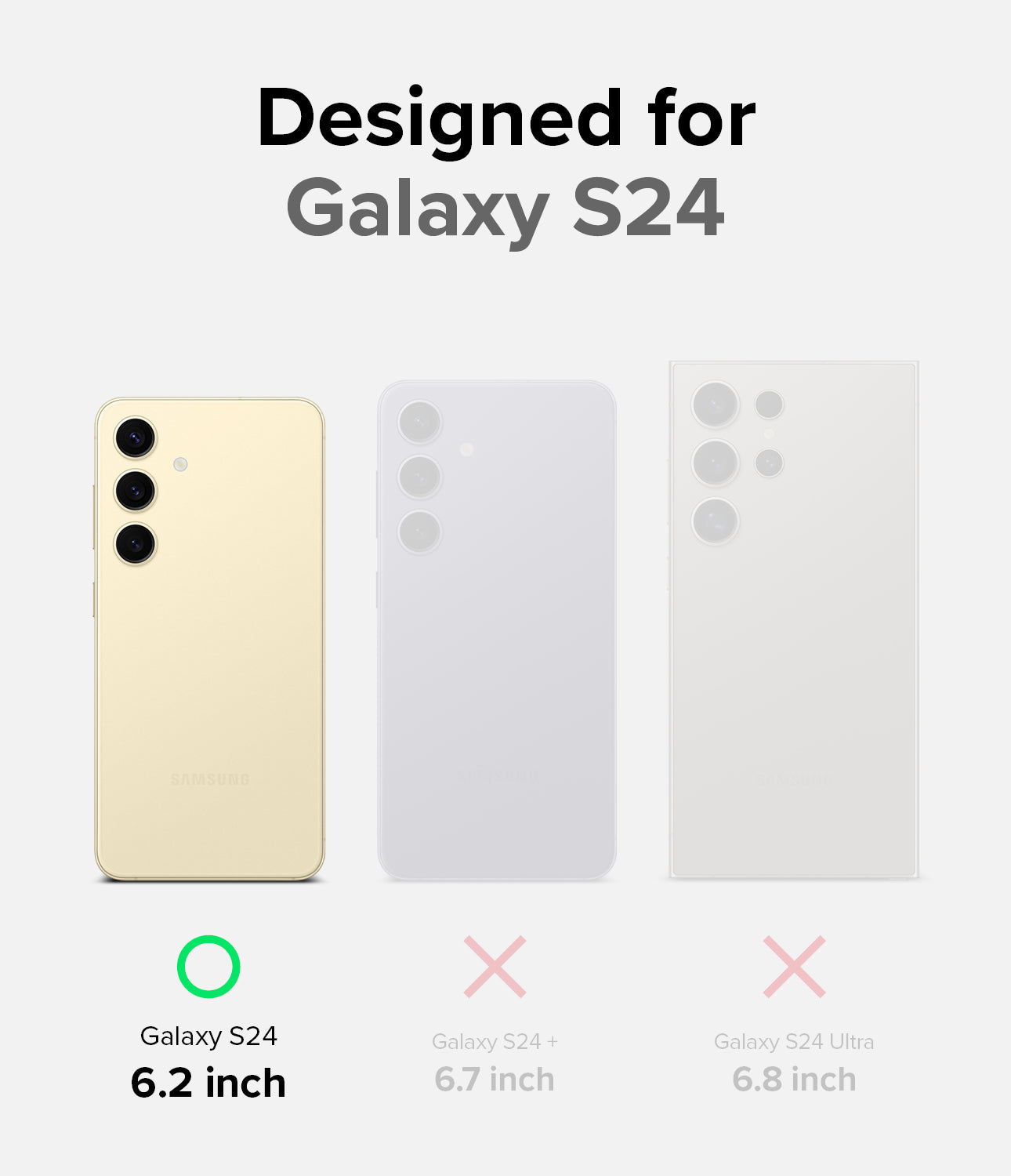Galaxy S24 Case | Onyx Design - Designed for 6.2 inch Galaxy S24