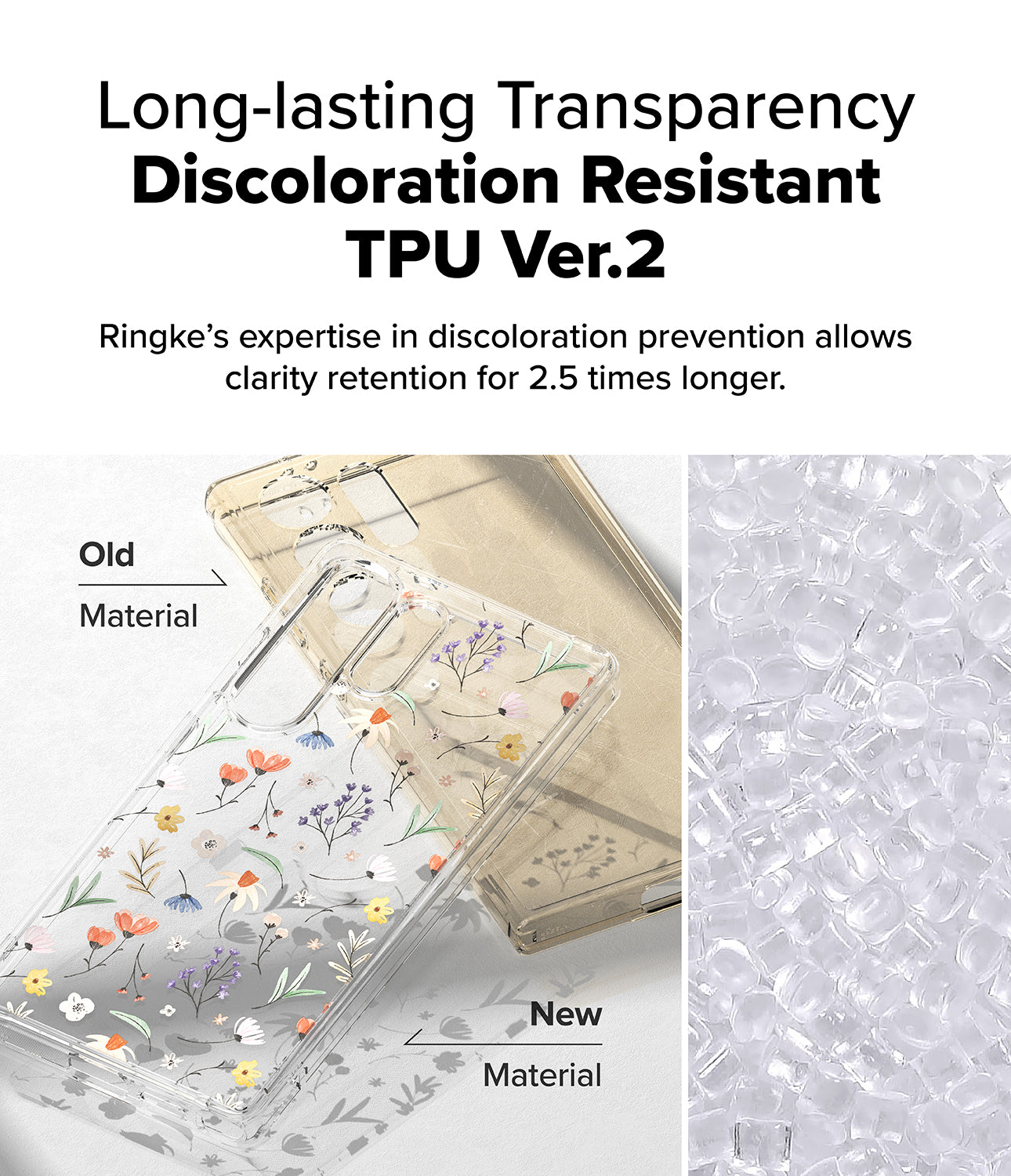 Galaxy S25 Ultra Fusion Design | Long-lasting Transparency Discoloration Resistant TPU Ver.2