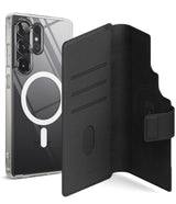 Galaxy S25 Ultra Case Combo | Folio Grip Wallet Magnetic + Fusion Magnetic
