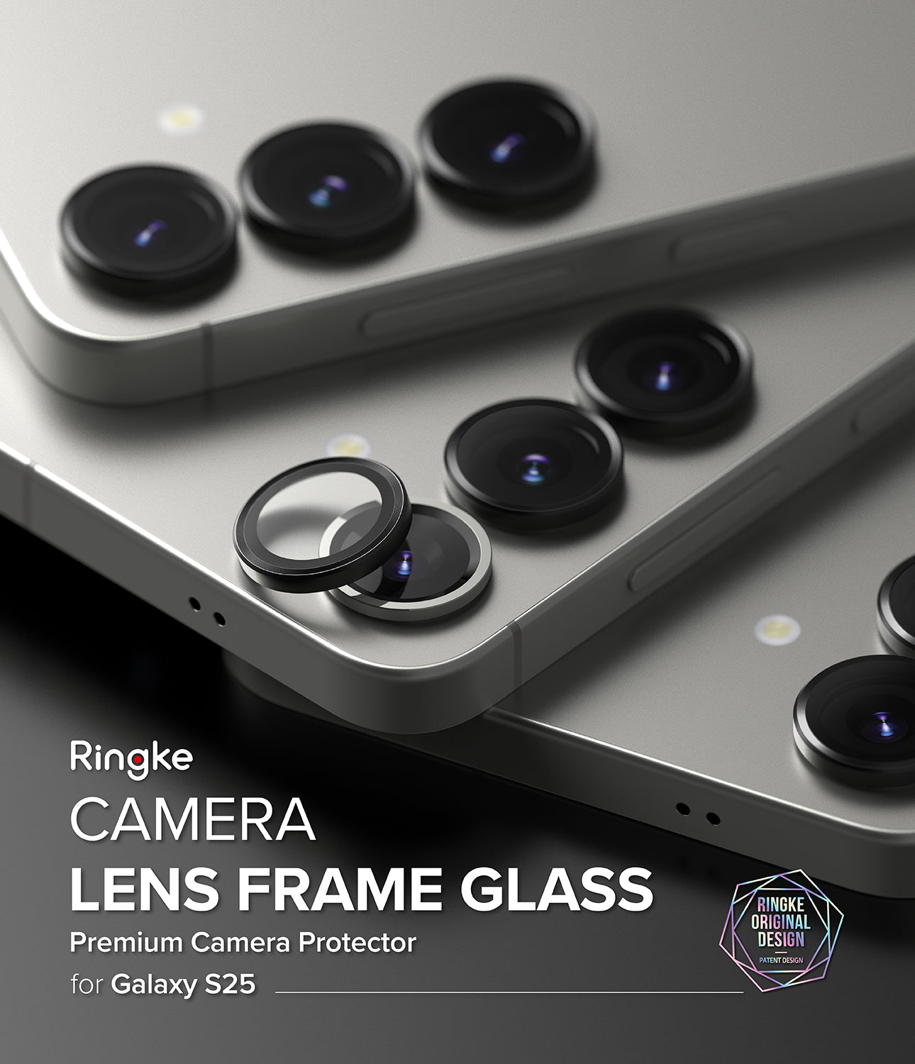 Camera Lens Frame Glass for Galaxy S25 | Ringke