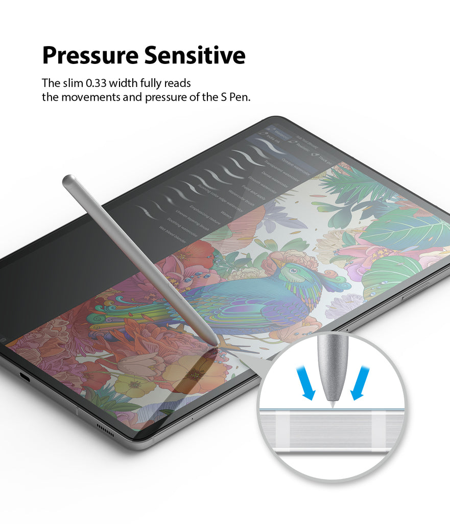 Galaxy Tab S9 / Tab S9 FE / Tab S8 / Tab S7 | Invisible Defender Glass