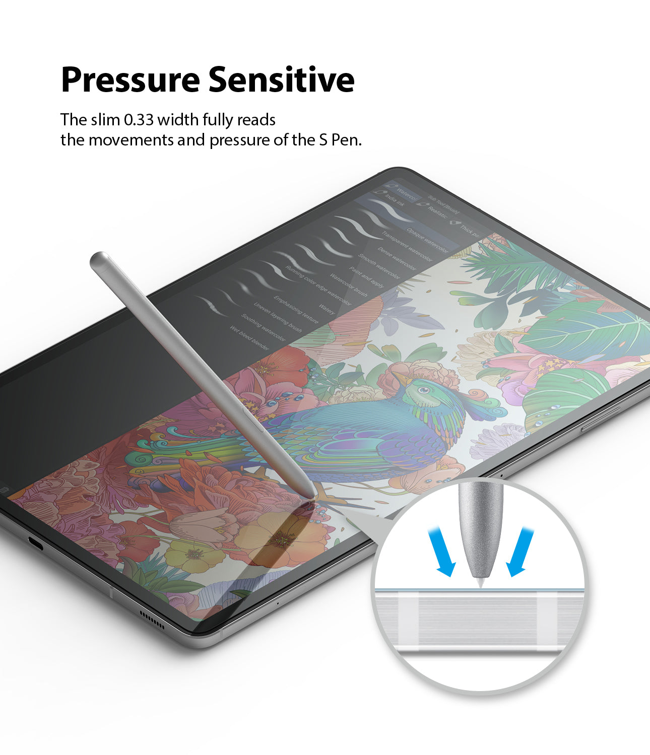 Galaxy Tab S9 / Tab S9 FE / Tab S8 / Tab S7 | Invisible Defender Glass