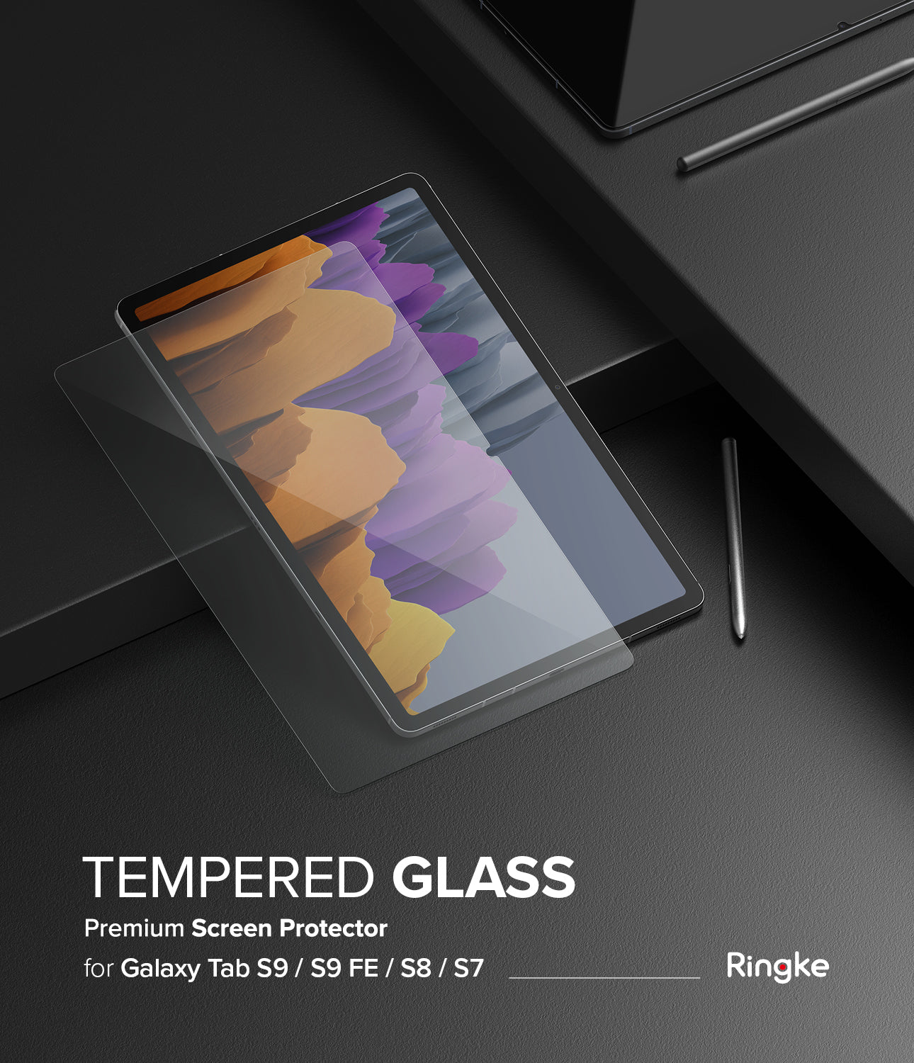 Galaxy Tab S9 / Tab S9 FE / Tab S8 / Tab S7 | Invisible Defender Glass