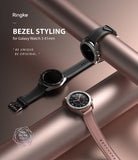 ringke bezel styling for samsung galaxy watch 3 41mm - rose bronze