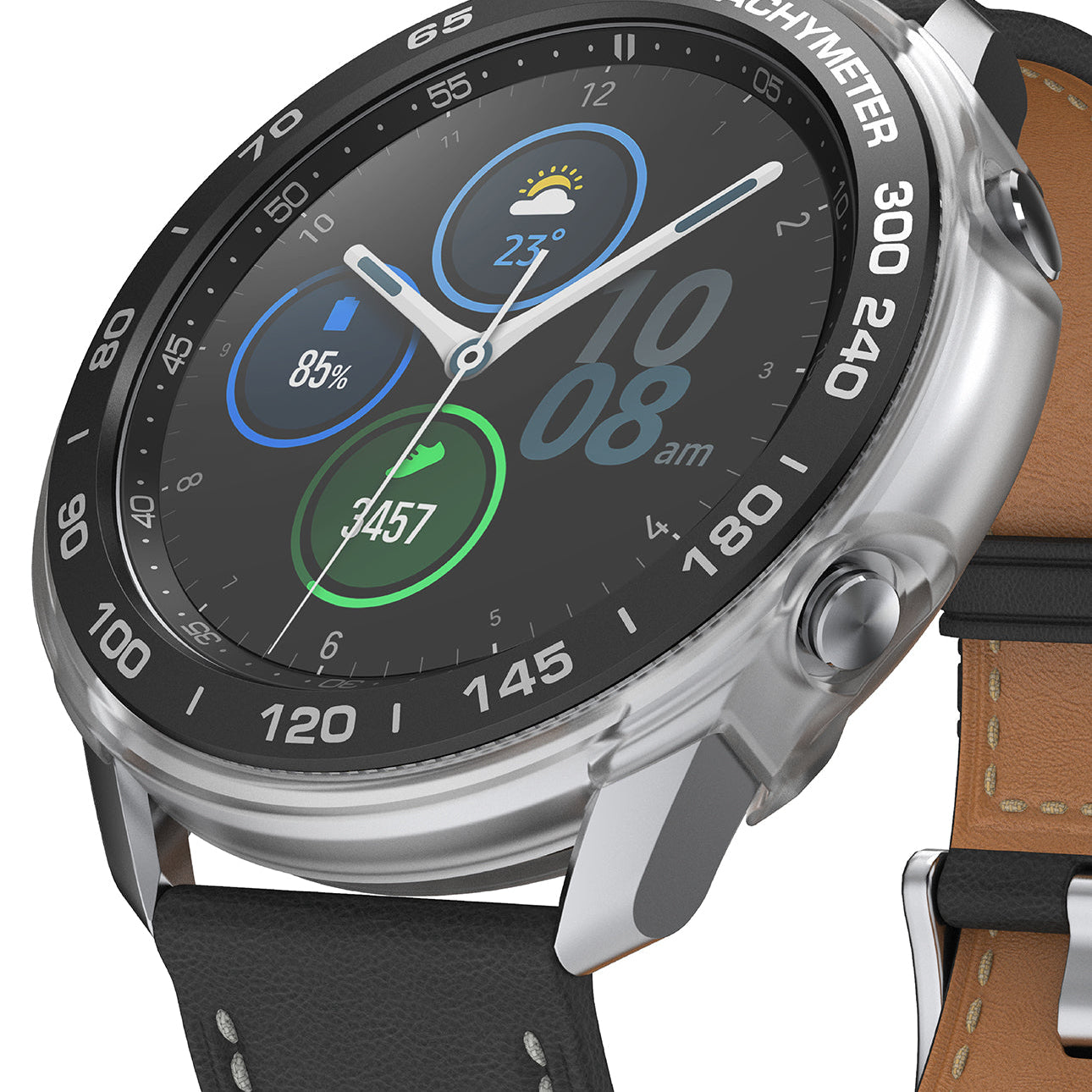 Galaxy Watch 3 45mm | Air Sports Black + Bezel Styling 10