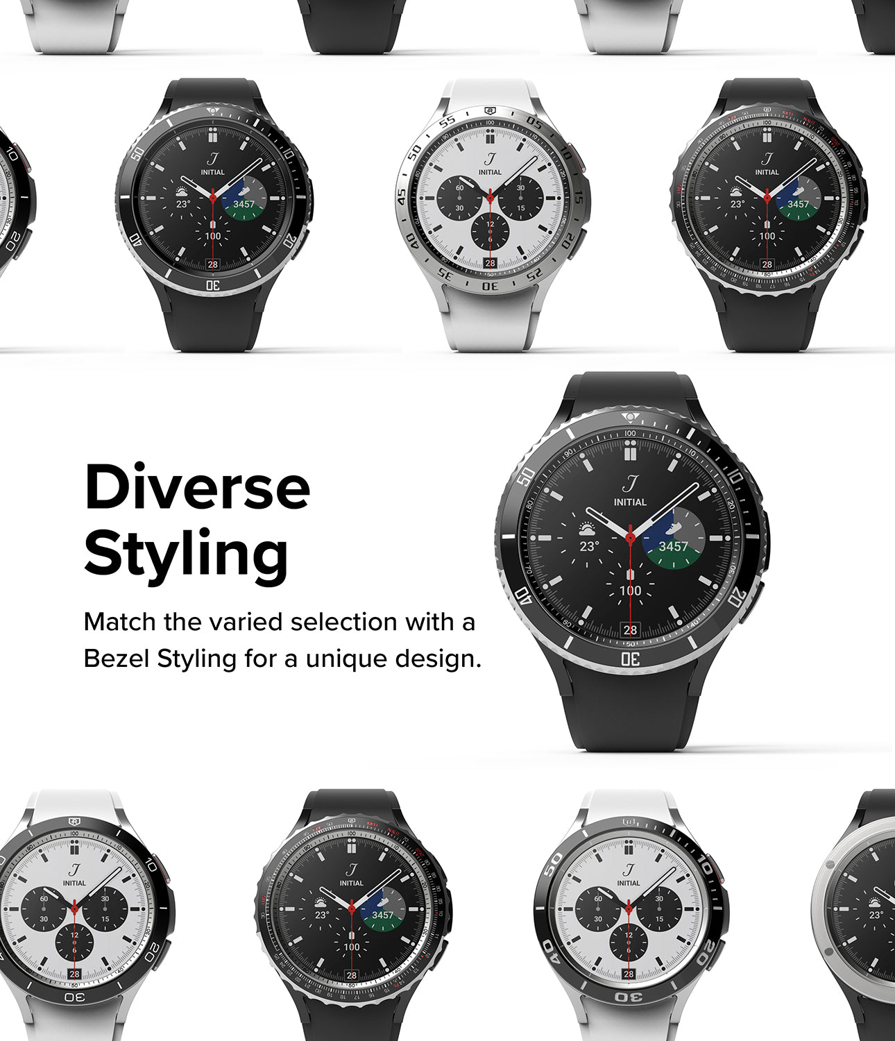 Galaxy Watch 4 Classic 42mm | Ringke Inner Bezel Styling 42-IN-02 Black