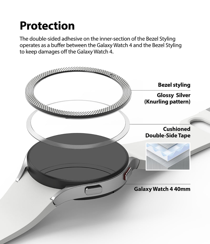 Galaxy Watch 5/4 | Bezel Premium Styling 40