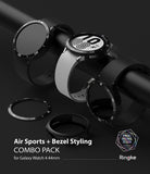 Galaxy Watch 4 44mm | Air Sports Black + Bezel Styling 11 - Ringke Official Store