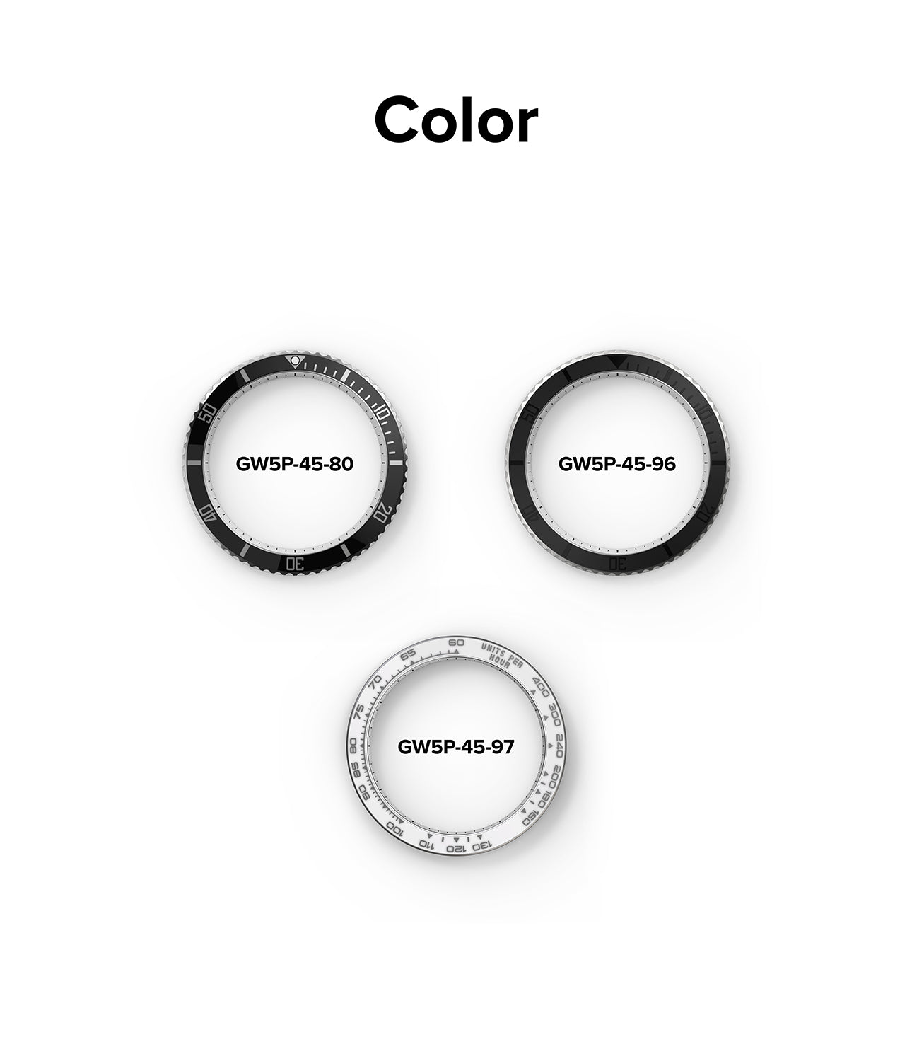 Galaxy Watch 5 Pro 45mm - Bezel Styling Premium - 45-97 Silver+White 