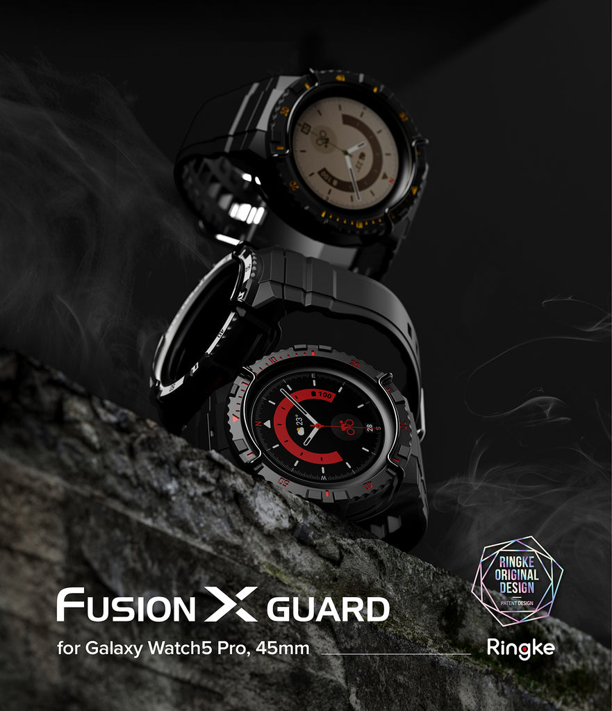 Galaxy Watch 5 Pro 45mm Case + Band + Wire | Fusion-X Guard