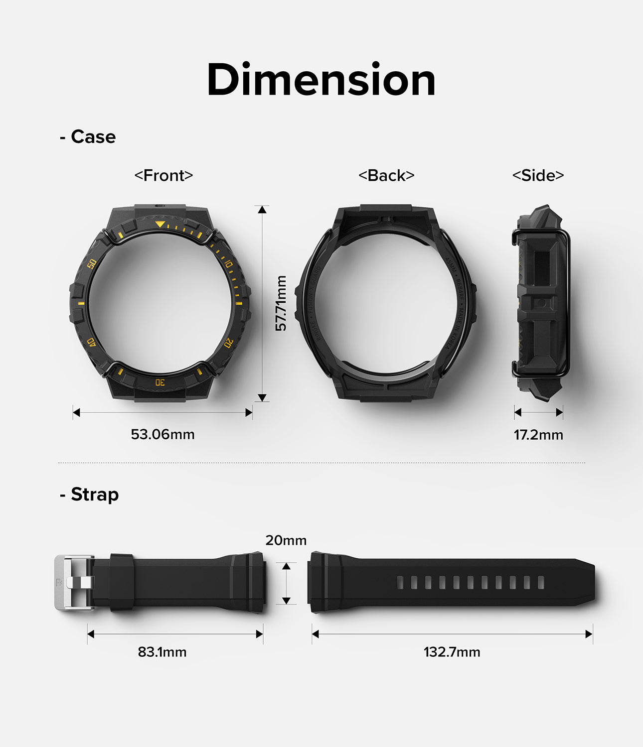 Samsung Galaxy Watch 5 Pro 45mm Case and Band | Fusion-X Guard