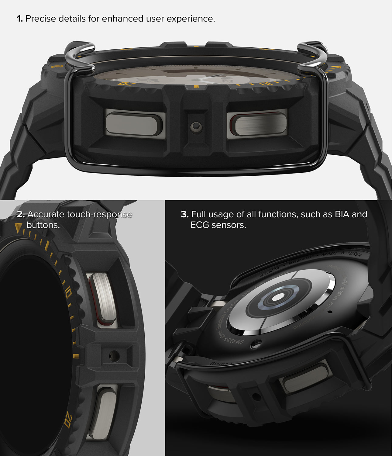 Samsung Galaxy Watch 5 Pro 45mm Case and Band | Fusion-X Guard