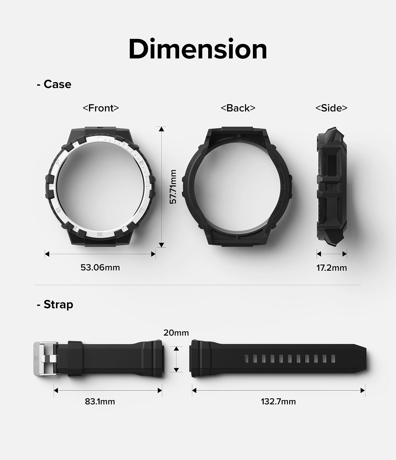 Samsung Galaxy Watch 5 Pro 45mm Case and Band | Fusion-X Guard