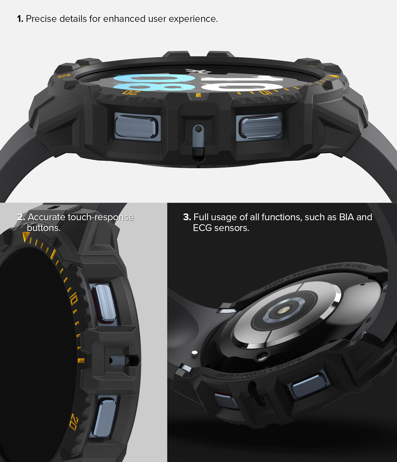 Samsung Galaxy Watch 5/4 44mm Case | Fusion-X – Ringke Official Store
