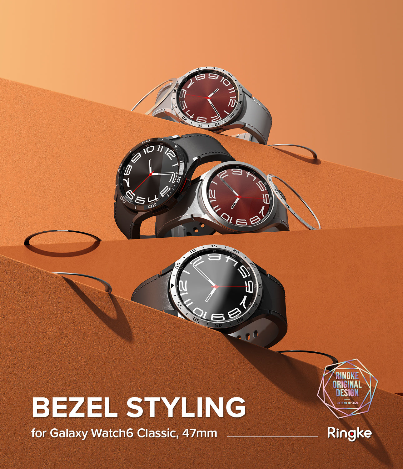 Ringke Bezel Styling  Galaxy Watch 6 Classic 47mm - 04 Silver – Ringke  Official Store