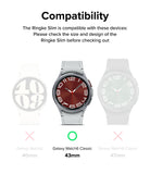 Galaxy Watch 6 Classic 43mm Case | Slim [2 Pack]