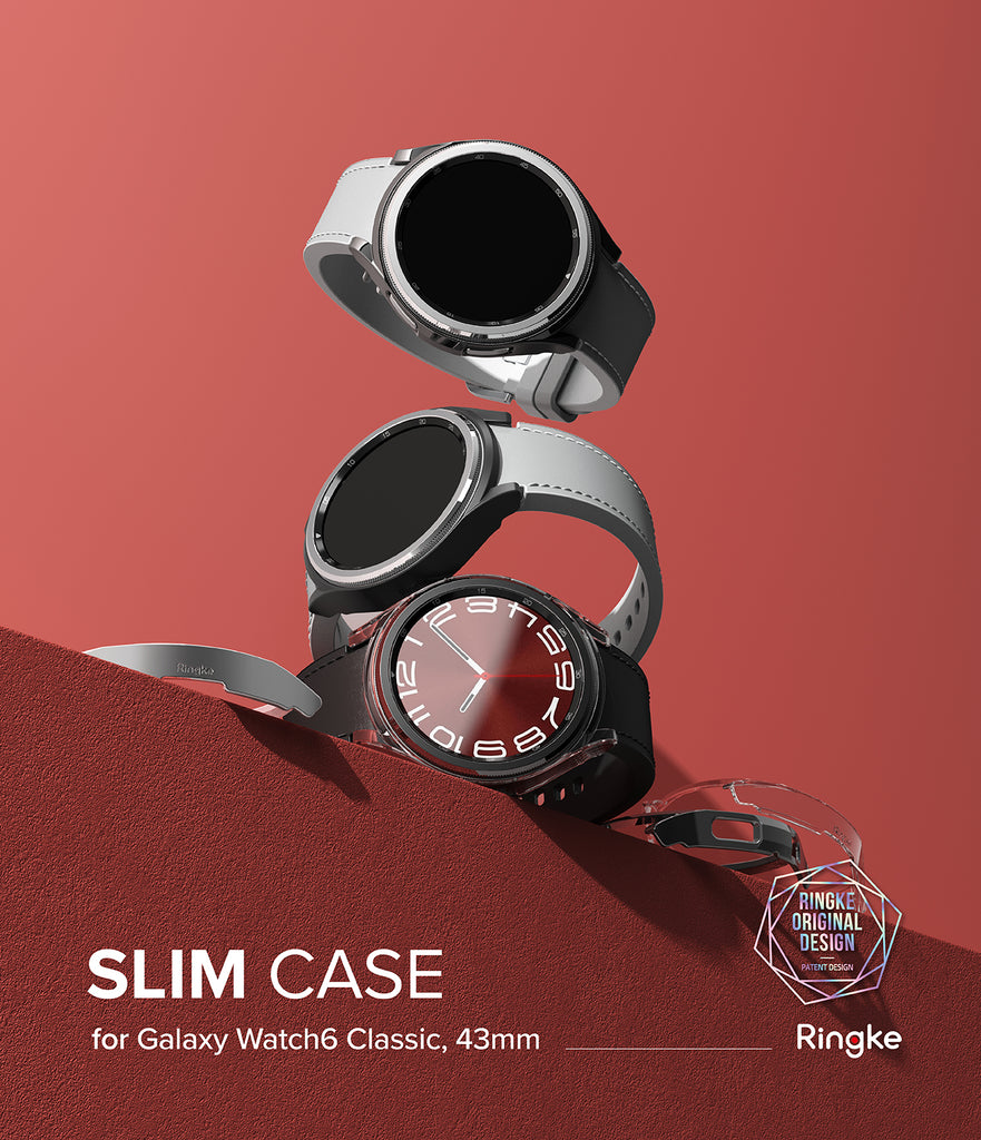 Galaxy Watch 6 Classic 43mm Case | Slim [2 Pack]