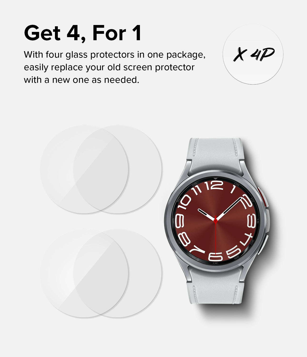 Galaxy Watch 6 Classic 47mm Screen Protector | Glass - R5