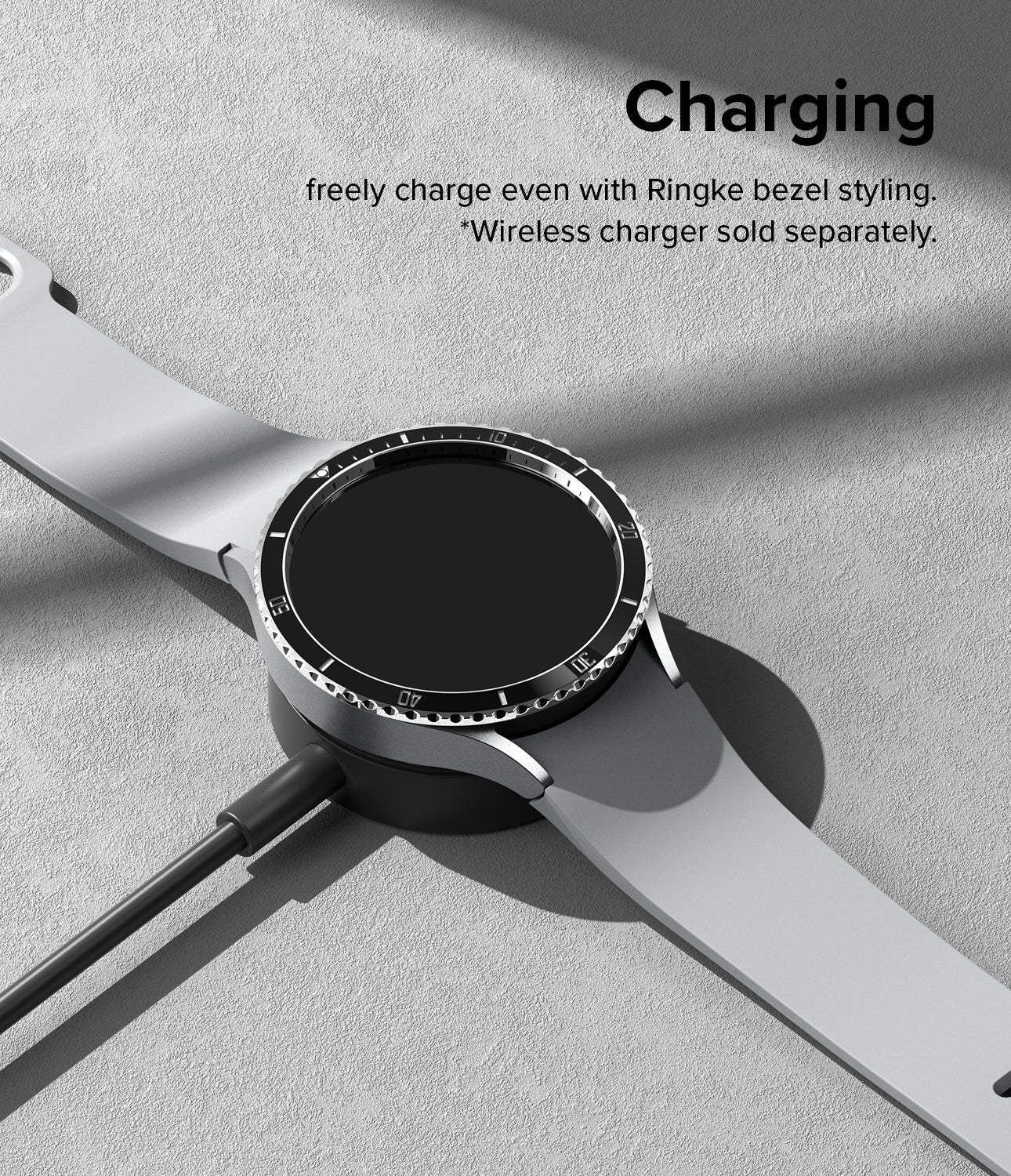 Galaxy Watch 6 40mm | Premium Bezel Styling 40-80-Black