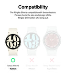 Galaxy Watch 6 40mm Case | Slim [2 Pack]